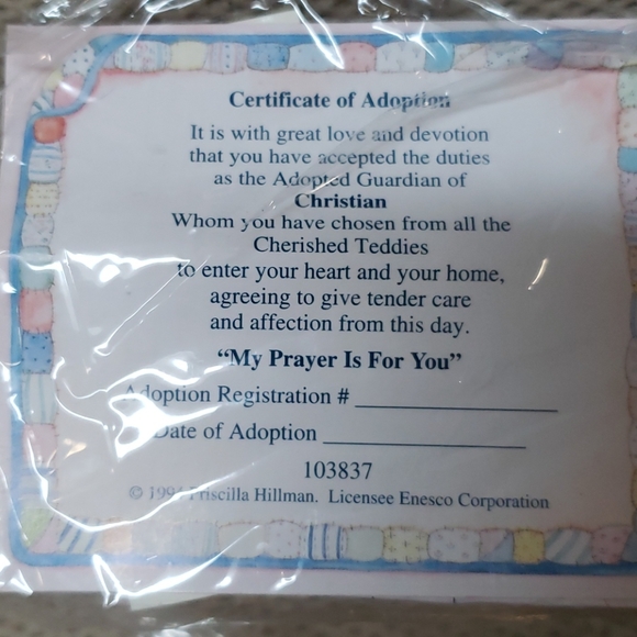 Cherished Teddies, Christian - Picture 4 of 7